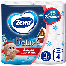 Бумага туалетная "Zewa Deluxe"
