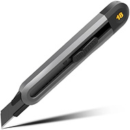 Нож строительный Deli HS EHT4018, 18 мм, Soft Touch, черный