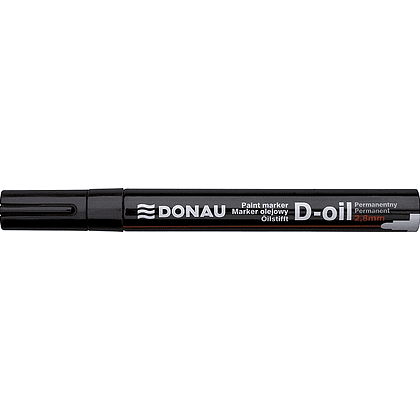 Маркер перманентный на нитрокраске "Donau D-Oil", черный - 2