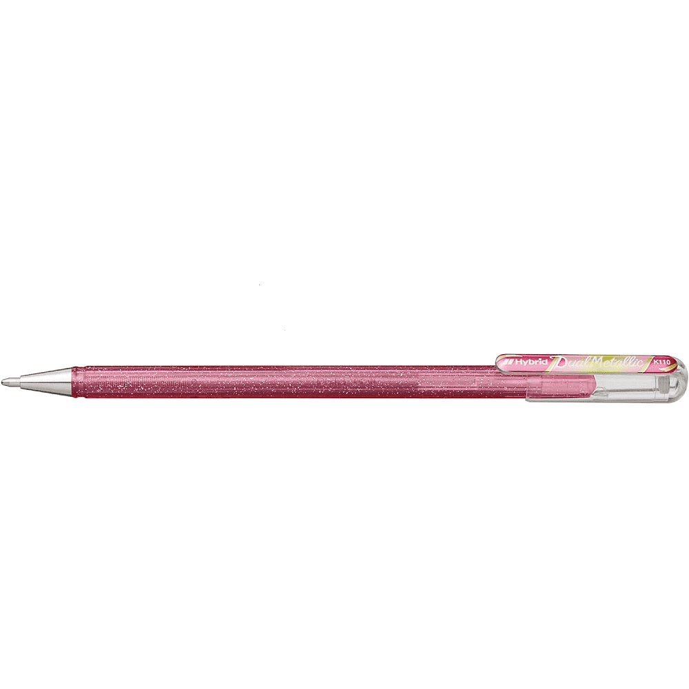 Набор ручек гелевых "Pentel Dual Metallic", 4 шт, ассорти - 4
