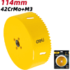 Коронка биметаллическая Deli YS EDH-SKK114-E1, 114 х 38 мм, М14 - 3