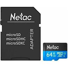 Карта памяти MicroSDXC "Netac P500 Standard"
