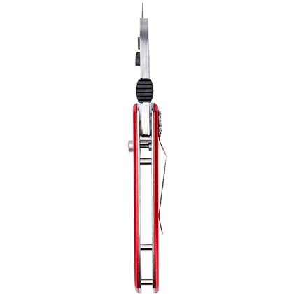 Нож строительный складной Deli RS EDL040, трапеция, 19T, красный - 9