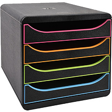 Блок из 4 лотков закрытый "BlackOffice Big Box Plus"