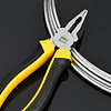 Плоскогубцы Deli YS EDL0002, 180 мм, 2-х компонентные рукоятки - 3