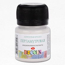Краска акриловая перламутровая "Декола"