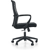 Кресло компьютерное SitZone U-069B, сетка, ткань, черный, 2 шт/упак - 4