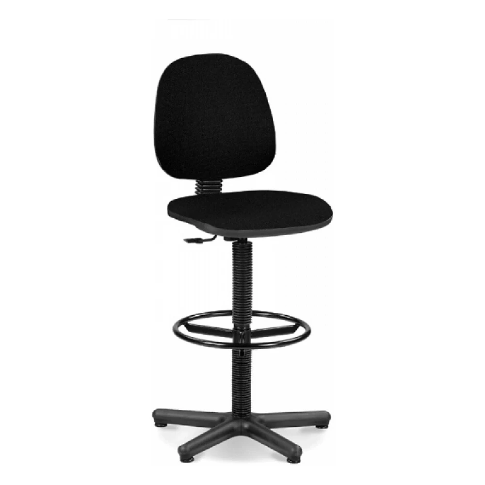 Кресло для персонала "Regal GTS Ring Base C-11", ткань, пластик, черный