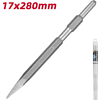 Зубило пиковое Deli YS EDH-HJZ017-E1, для отбойного молотка, 17 x 280 мм, HEX - 4