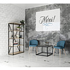 Стеллаж "Loft CH-1", 800х350х1620 мм, черный, белый крафт - 2