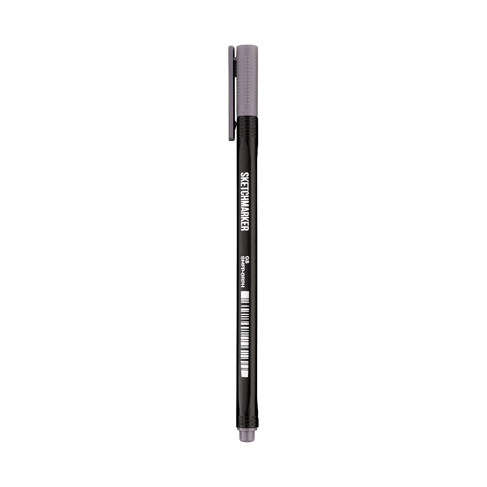 Ручка капиллярная "Sketchmarker Artist fine pen", 0.4 мм, графит