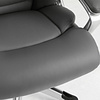 Кресло для руководителя BRABIX PREMIUM "Level EX-527", экокожа, серый, пластик  - 9