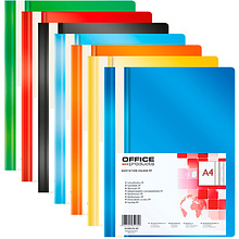 Папка-скоросшиватель "Office Products", А4, черный