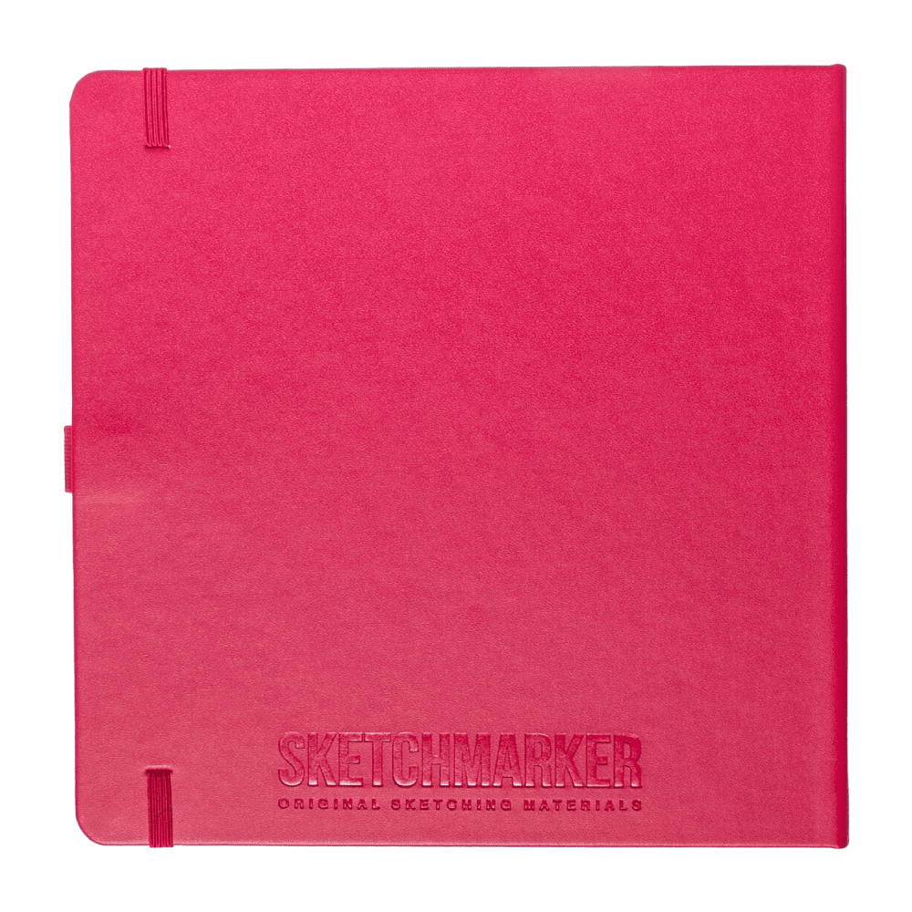 Скетчбук "Sketchmarker", 80 листов, 20x20 см, 140 г/м2, маджента  - 2