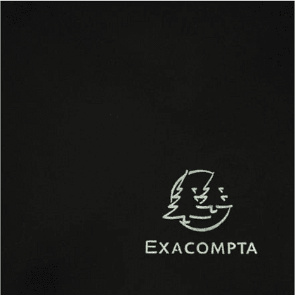 Папка на резинках "Exacompta", A4, 15 мм, полипропилен, черный - 4