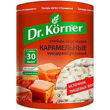 Хлебцы "Dr.Korner" со вкусом карамели