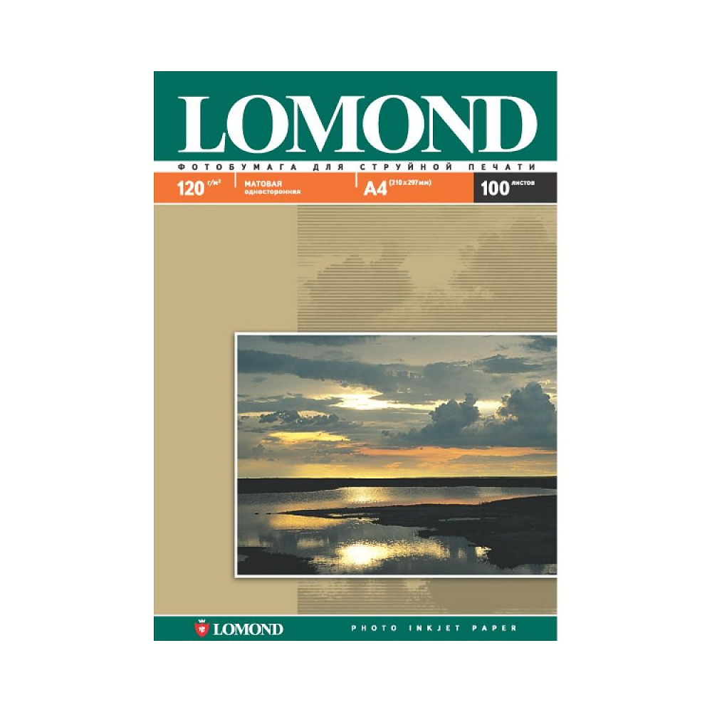 Фотобумага матовая для струйной фотопечати "Lomond", А6, 50 листов, 230 г/м2, матовый - 2