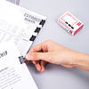 Зажим для бумаг "Deli", 19 мм, 12 штук, черный - 5
