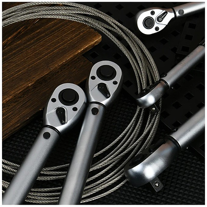 Ключ динамометрический Deli YS EDL-YN-40200, 40-200Нм 1/2", черный - 4