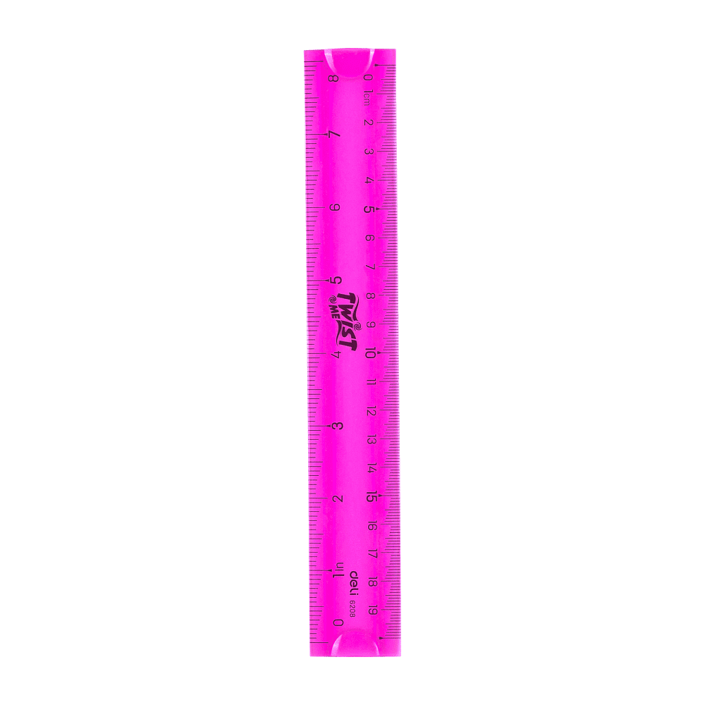 Линейка "Deli E6208", 20 см, ассорти - 2