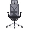 Кресло для руководителя SitZone E-YR-001A-P1-BK сетка/ткань, черный - 2