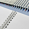 Скетчбук "Sketch&Art", 10.5х22 см, 200 г/м2, 50 листов, на спирали, для цветных карандашей - 5