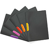 Папка с клипом "Duraswing Color", антрацит, розовый клип - 3