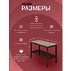 Обувница ALLERD 1 RION, белый муар, Бетон - 4