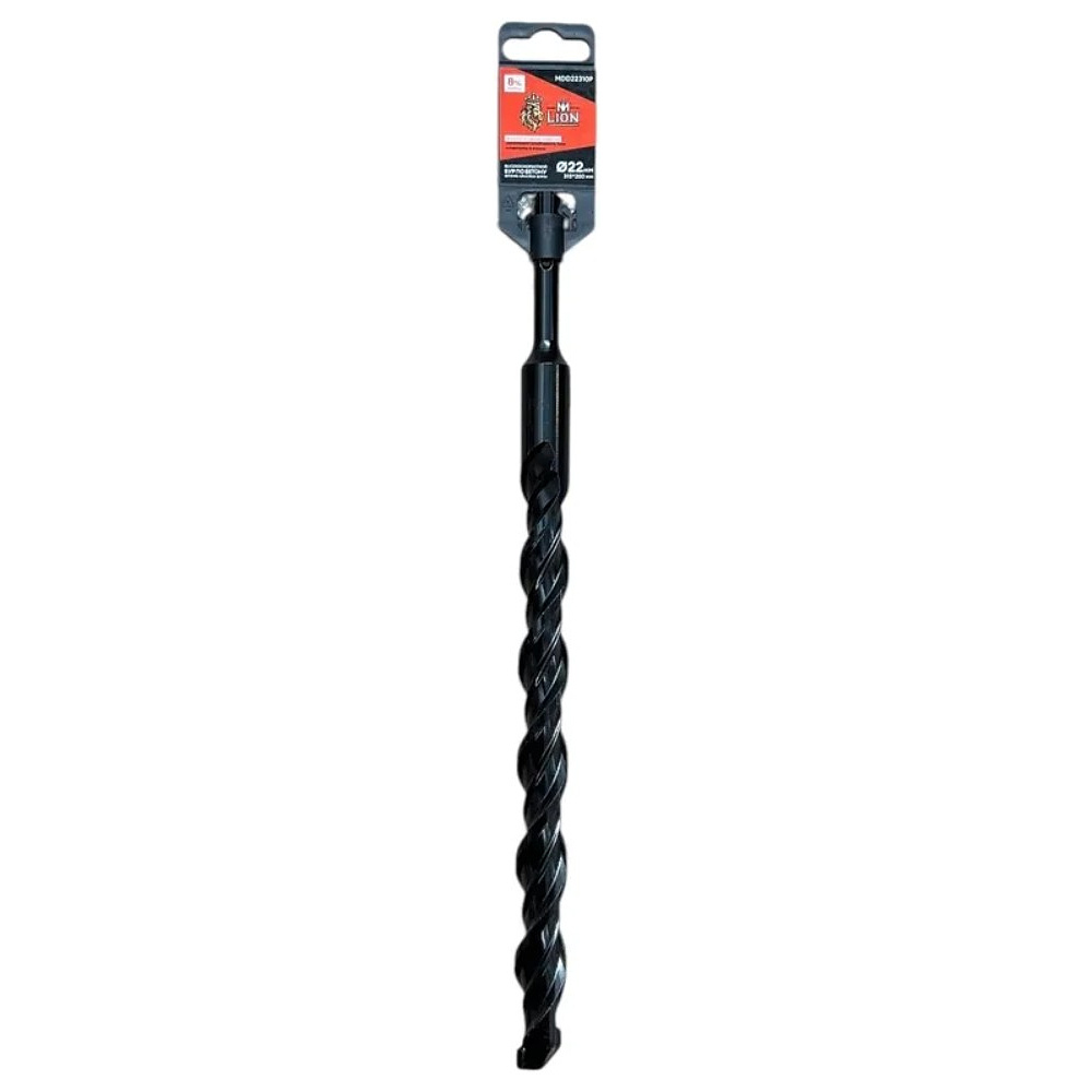 Бур по бетону M-Lion, MDD22260P, 22х260 мм, SDS+, двойная резьба