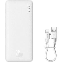 Внешний аккумулятор Baseus "Airpow  Fast Charge Power Bank", 10000mAh, White 