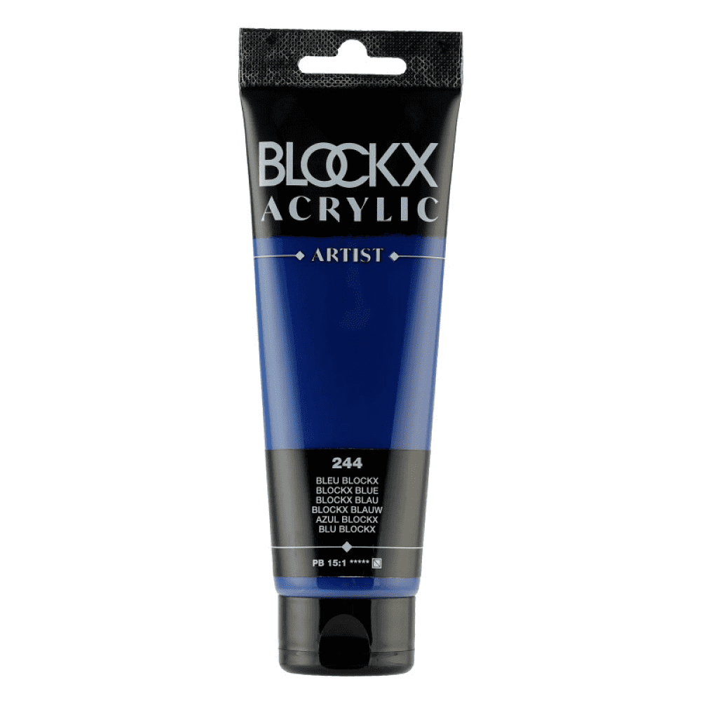 Краски акриловые "Blockx", 244 синий, 120 мл