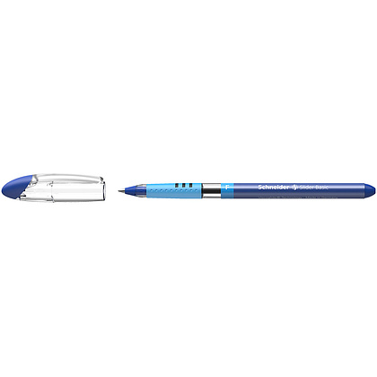 Ручка шариковая "Schneider Slider Basic F", синий, стерж. синий - 3