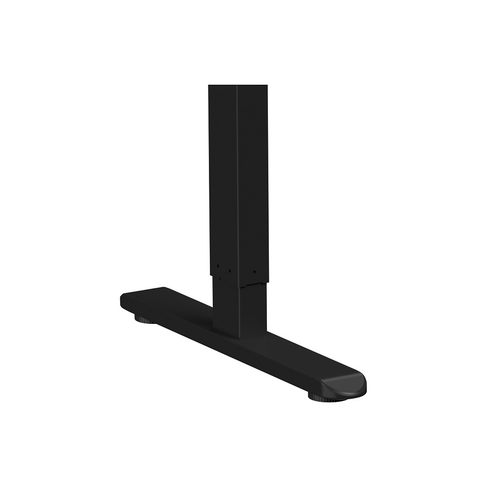 Стол с электроприводом WellDesk Basic 1300x675х18 черный/дуб термо черно-коричневый (9191456+9178193) - 5