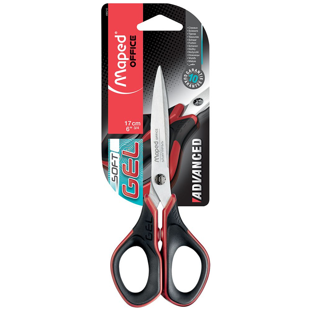 Ножницы Maped "Advanced Gel", 17 см
