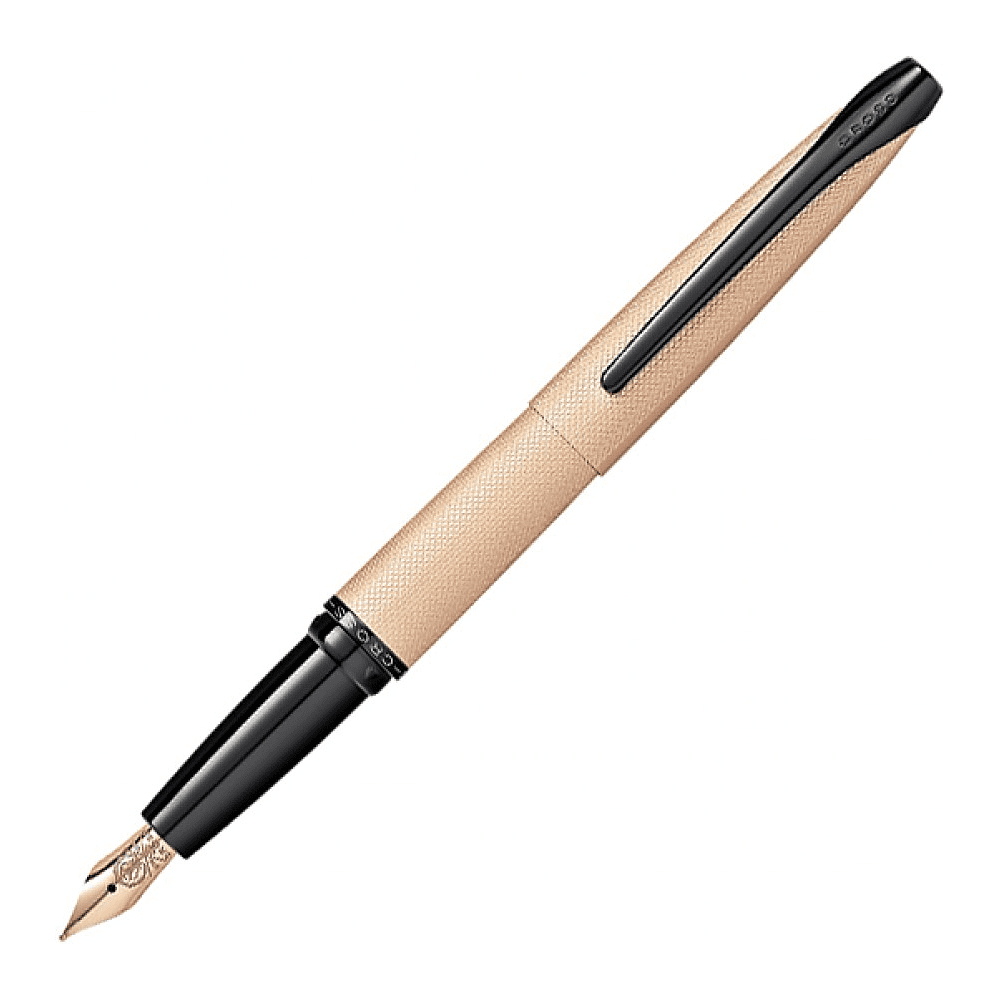 Ручка перьевая F "ATX Brushed Rose Gold PVD", розовое золото