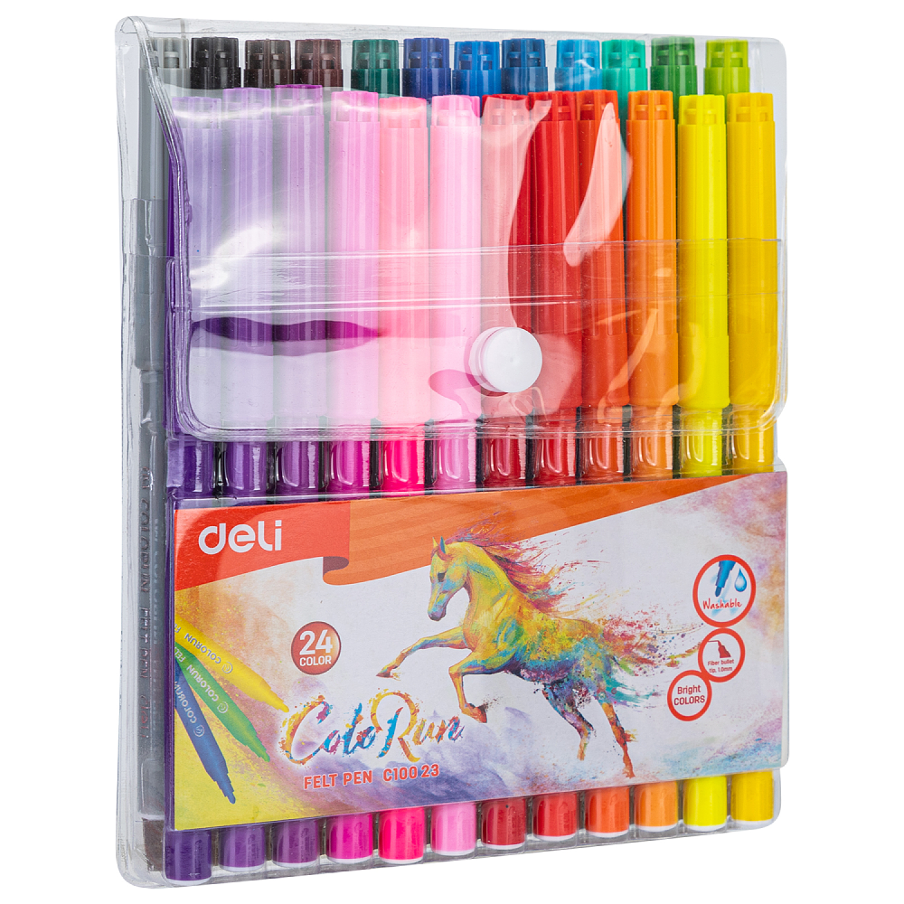 Фломастеры "ColoRun", 24 шт - 4