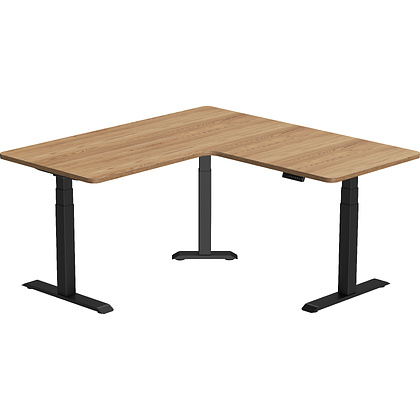 Каркас стола с электроприводом трехмоторный AOKE, Well Desk Wing Pro, черный (AK3YJYT-TYZF3-90/120/180 BK) - 8