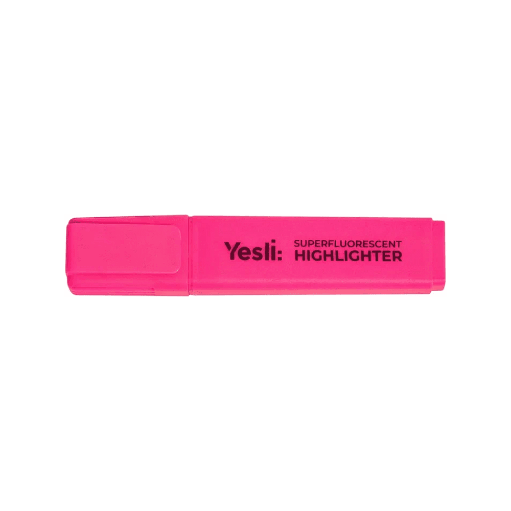Маркер текстовый "Yesli:", розовый - 2