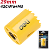 Коронка биметаллическая Deli YS EDH-SKK029-E1, 29 х 38 мм, М14 - 2