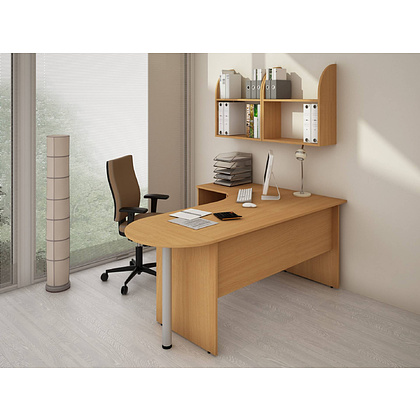 Коллекция Столица шкаф для документов С-215.522.S3-2, 800х355х1880 мм, бук - 2
