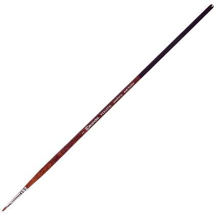 Кисть "Escoda Versatil Brush L/H", синтетика, темно-коричневый, плоская, №1