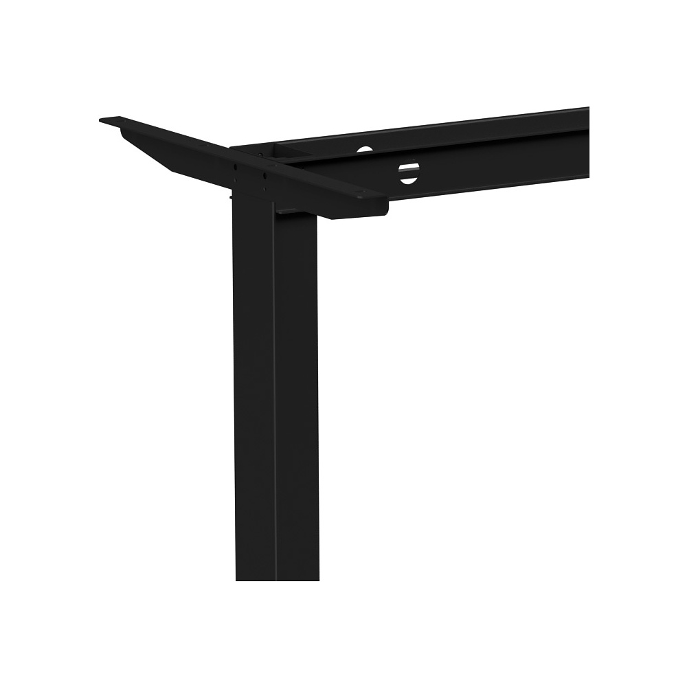 Стол с электроприводом WellDesk Basic 1300x675х18 черный/дуб хантон темный (9191456+9178197) - 4