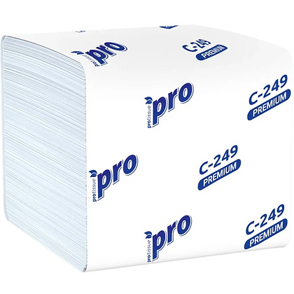 Бумага туалетная PROtissue, 250 листов, 2 слоя, Instant, 100% целлюлоза - 2