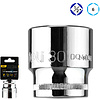 Головка торцевая шестигранная Deli YS EDQ4030 1/2", 30 мм, серебристый - 2