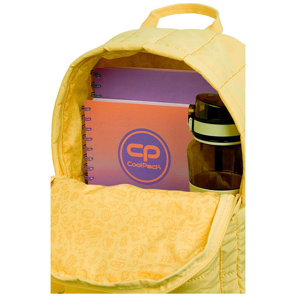 Рюкзак молодежный CoolPack "Abby", желтый - 5