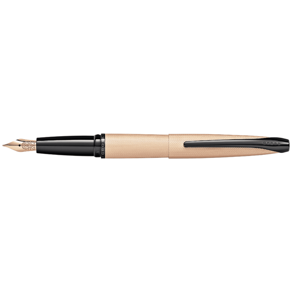 Ручка перьевая F "ATX Brushed Rose Gold PVD", розовое золото - 4