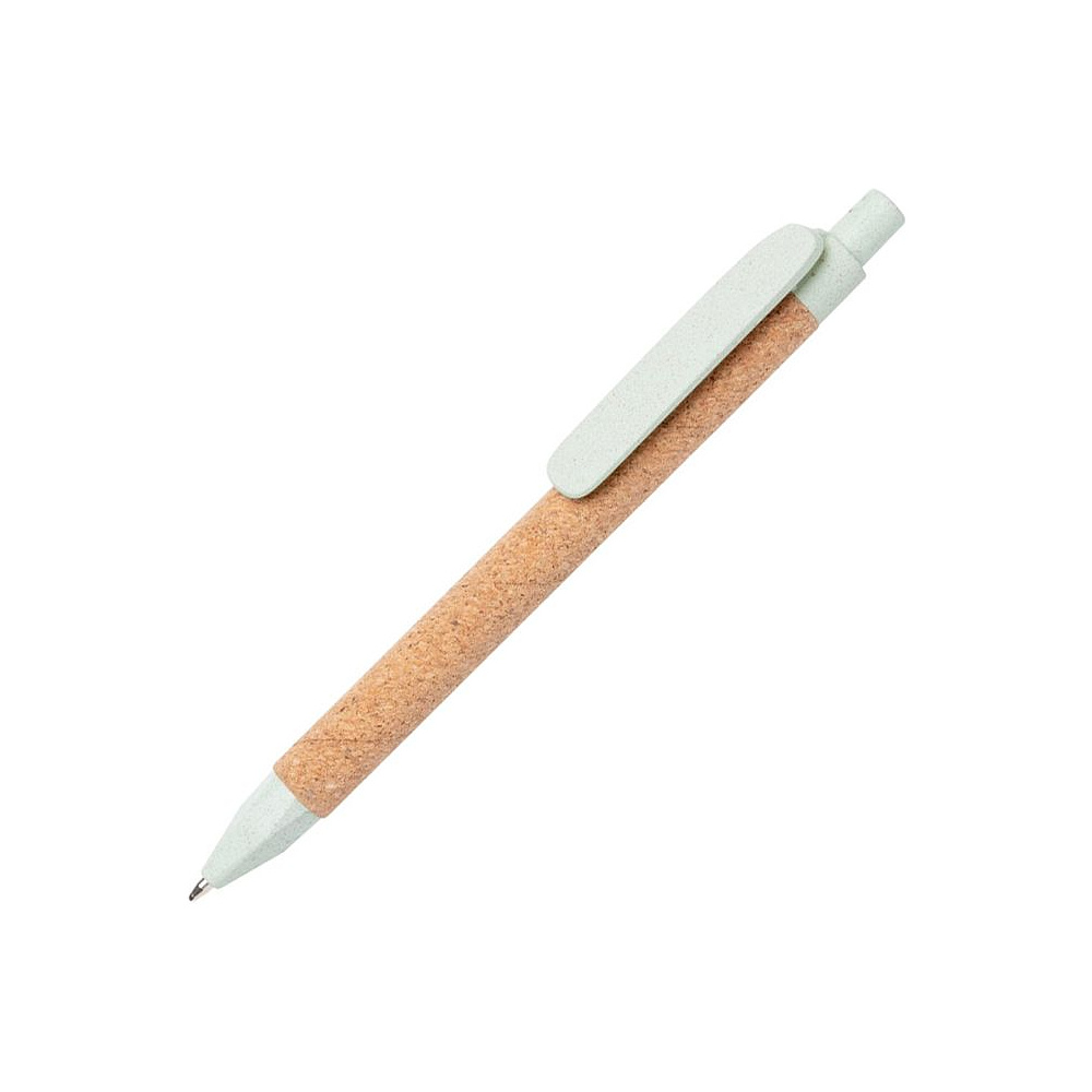 Ручка шариковая автоматическая "Write", 1.0 мм, коричневый, зеленый, стерж. синий