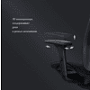 Кресло для руководителя SitZone CH-283A-HS-P1 сетка, серый - 11