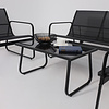 Комплект мебели садовой AksHome VERANDA (кресло 2 шт, диван 1 шт, стол 1 шт), черный - 13