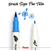 Маркер-кисть "Brush Sign pen twin", 30 шт - 4
